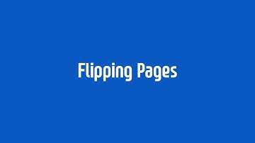 [Flexcil Tutorial] Flipping pages