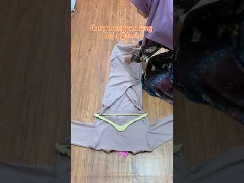Tutorial Menggantung Gamis