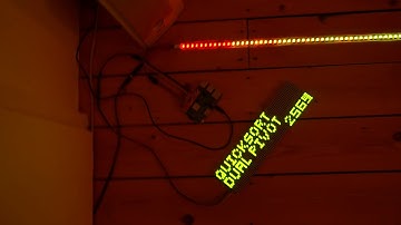 BlinkenSort - The Sound of LED Sorting - Sorting Algorithms on an LED Strip