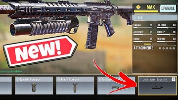 m4 best attachment underbarrel launcher codm 2023