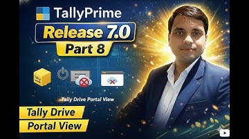 TallyPrime Release 7.0 Part 8 | TallyDrive Portal View | Backup, Status & Access Hindi