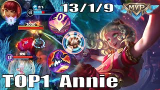 Wild Rift Annie - Top 1 Annie Gameplay  | The Season 11