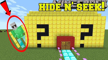 Minecraft: LUCKY GOLEMS HIDE AND SEEK!! - Morph Hide And Seek - Modded Mini-Game