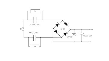 Transformer-less 12V Power Supply (Both Line Isolated)