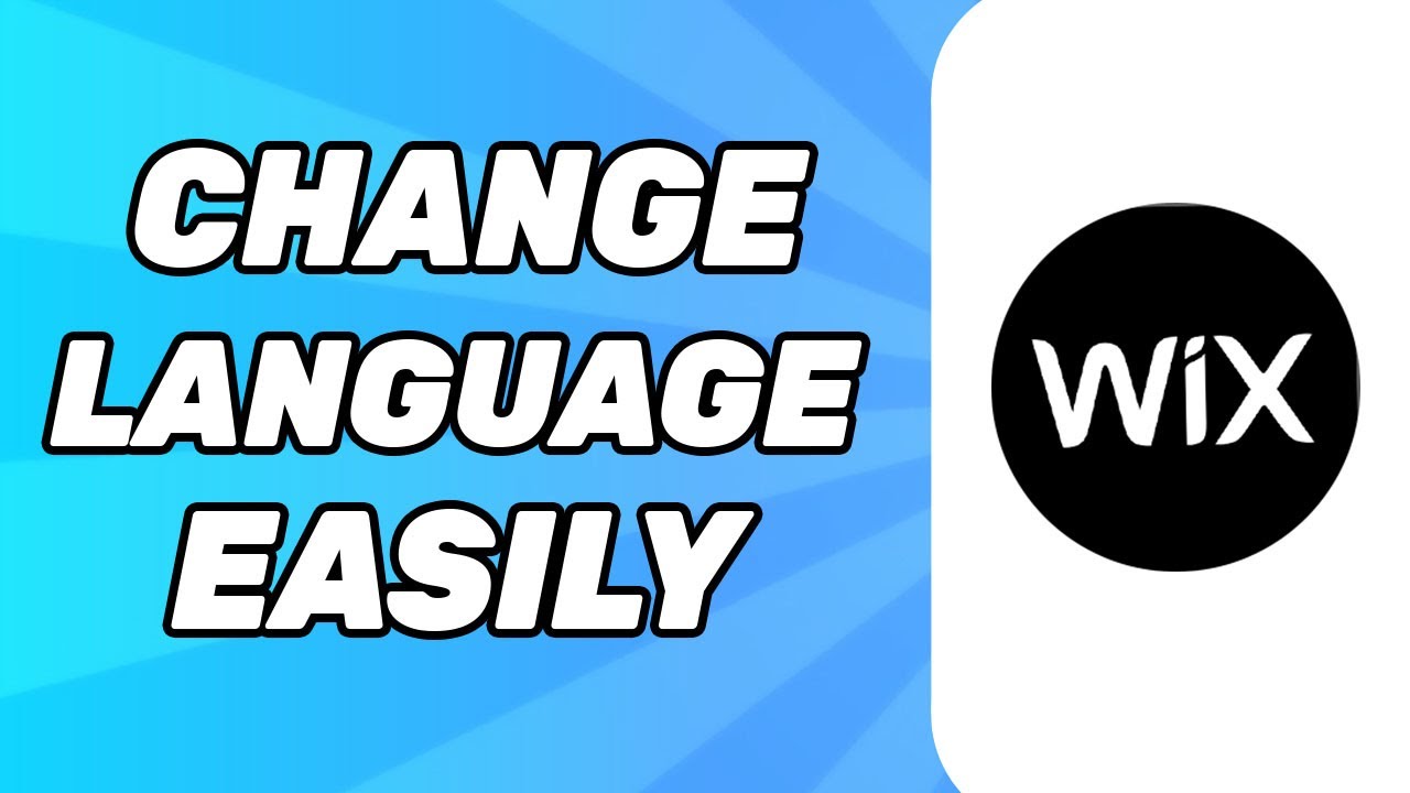 How to Change Language on Wix Website