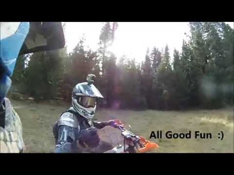 Dirtbiking: roost payback