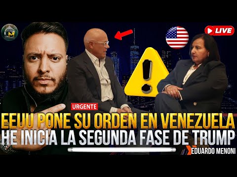 🔴 EEUU ARRODILLA al CHAVISMO y DESTRUYE el PACTO de los ALACRANES | EDUARDO MENONI Hoy