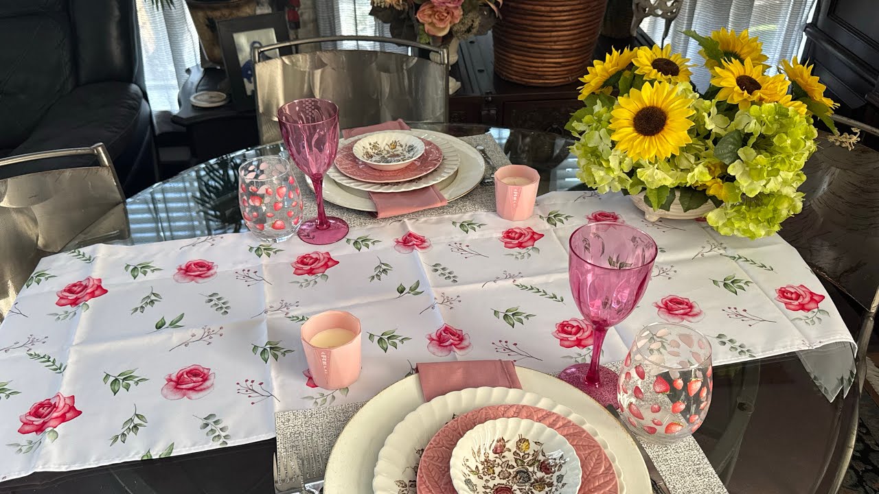 New!! spring tablescape idea