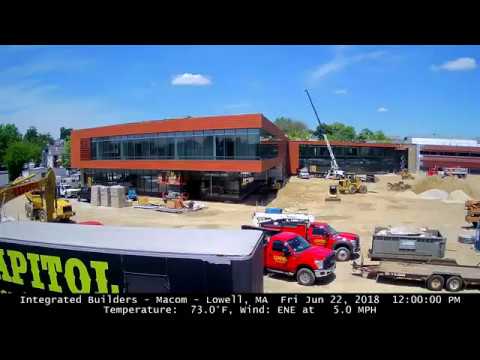Timelapse: Building of MACOM's New Corporate Headquarters