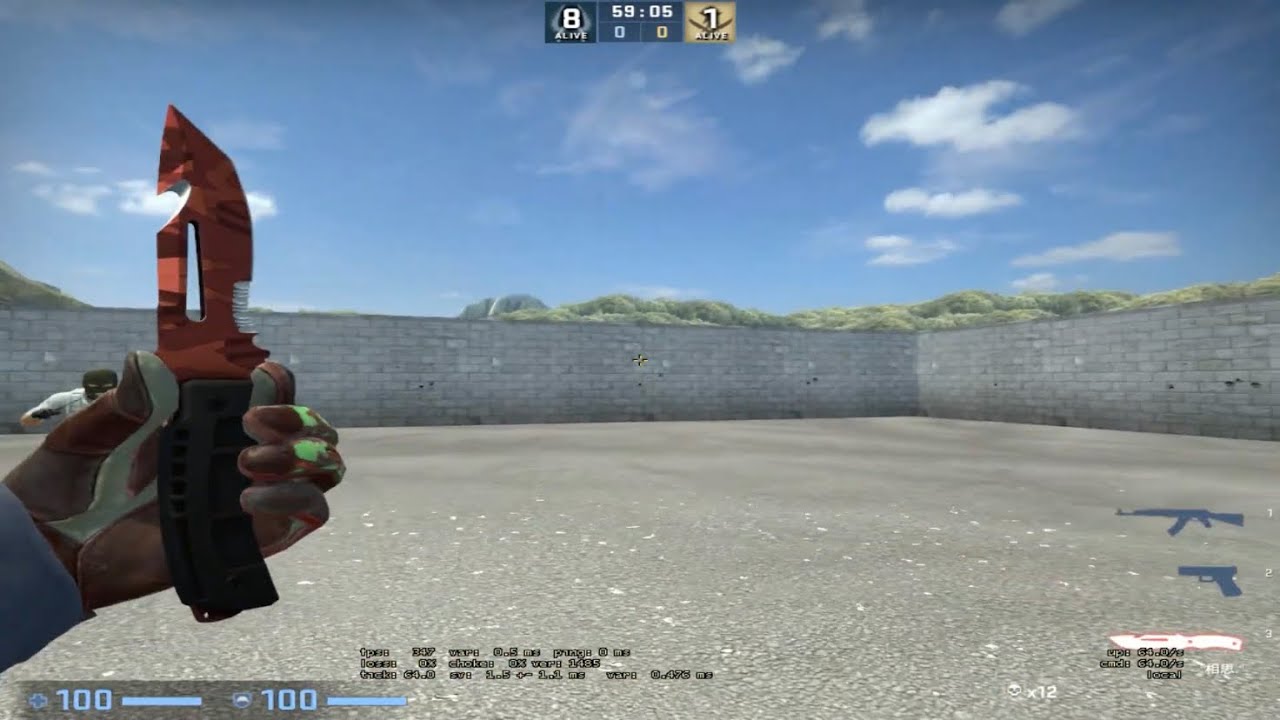 Survival Knife Slaughter (FT) Sport Gloves Bronze Morph (FT) YouTube