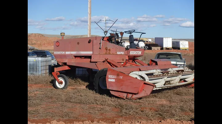 Hesston 6450 Windrower - BigIron Auctions - 1/16/19