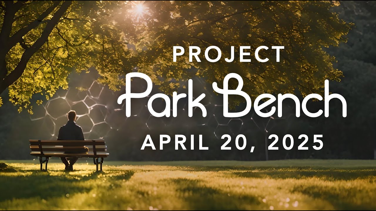 April 20, 2025 - Project Park Bench with Jim Self