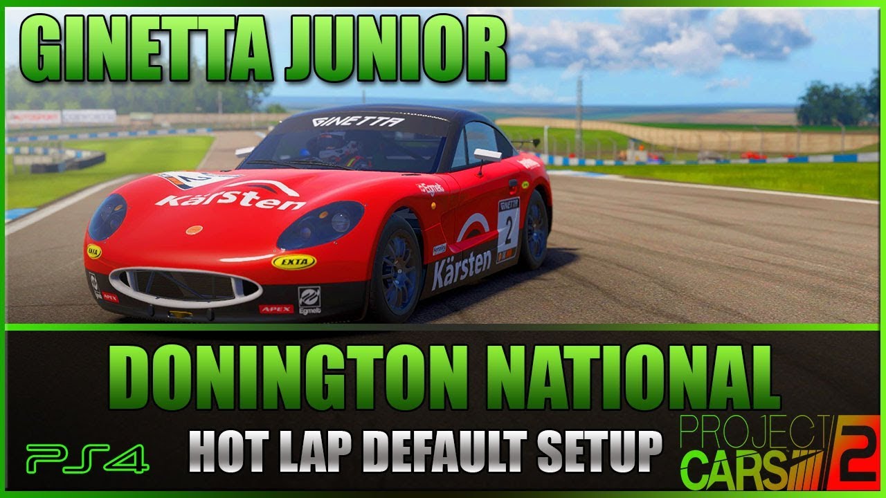 Project Cars 2 | Ginetta Junior Default setup @  Donington National 