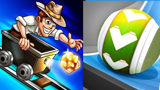 Sky Rolling Balls 3D | Rail Rush Level Up Gameplay | How to play! nonsense gaming screenshot 4