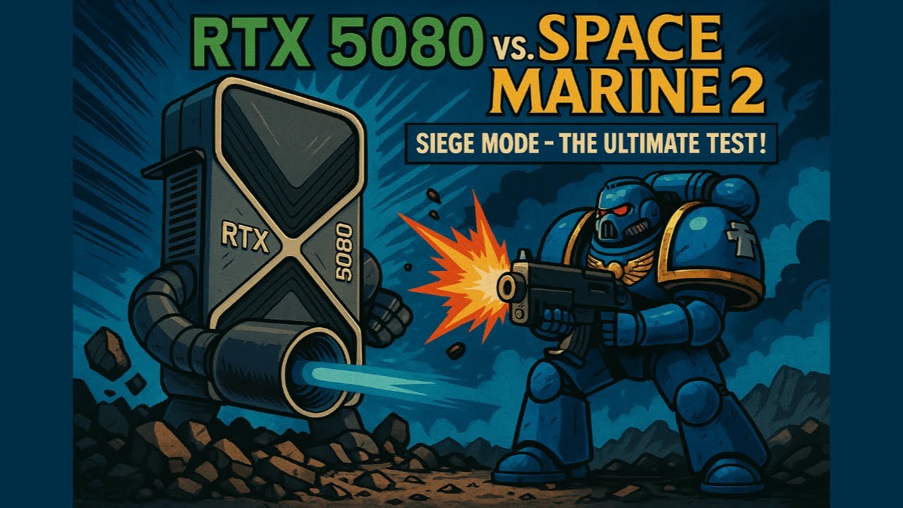 "RTX 5080 vs. Space Marine 2 Siege Mode – The ULTIMATE Test!" | Benchmarks