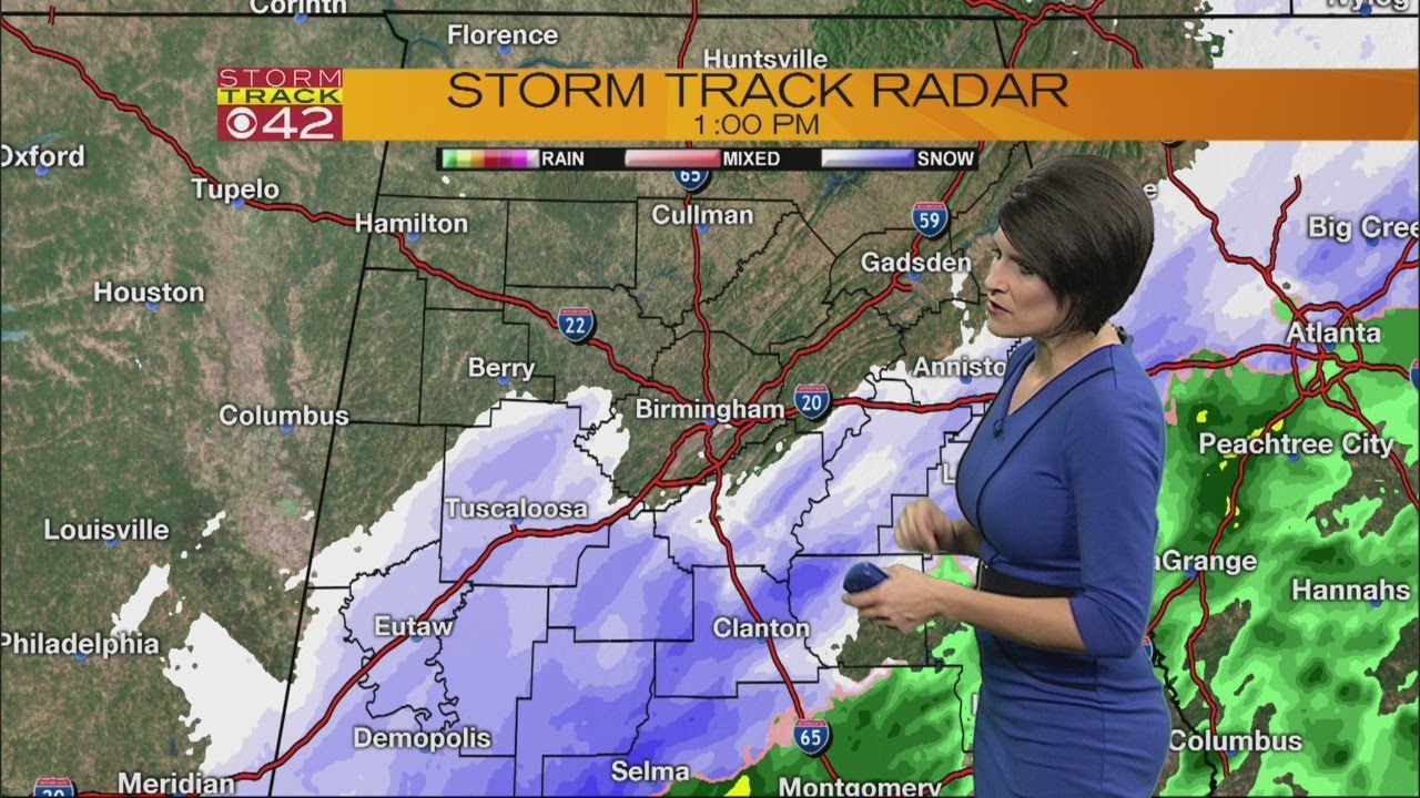 1 PM update on Friday snow forecast - YouTube