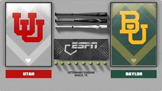 Utah vs Baylor | 4-19-2026 | College Softball Full Game Replay