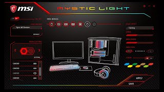 MSI MYSTIC LIGHT ❤️💚💙