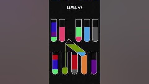 Water sort puzzle 47 level walkthrough solutions