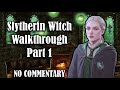 Hogwarts legacy slytherin girl gameplay part 1  no commentary