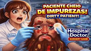 TRANSFORMAÇÃO COMPLETA DO PACIENTE! Limpeza de Pele Satisfatória | Hospital Doctor Game screenshot 2
