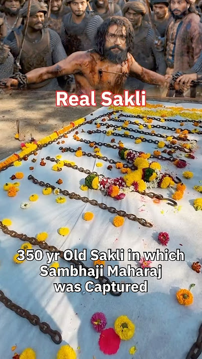 Real Sakli in which Sambhaji Maharaj was Captured 😱 #shorts