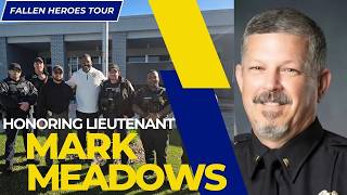I Honored Lieutenant Mark Meadows at the Irondale Police Department