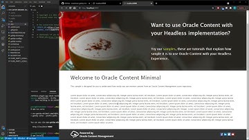 Build a Minimal Site in Gatsby with Headless Oracle Content Management