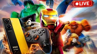 LEGO MARVEL NO POCO X7 PRO ZERANDO O GAME 📱🎮