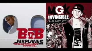 MashUp ||| B.o.B, Hayley Williams, Eminem, Machine Gun Kelly, Ester Dean ||| Airplanes ⨂ Invincible