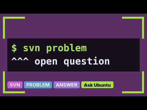 Ubuntu: svn: Unable to connect / No repository found