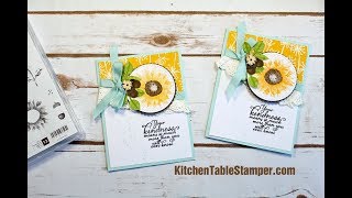 Stampin Up Painted Harvest Whole Lot of Lovely Card Making Tutorial with Kitchen Table Stamper