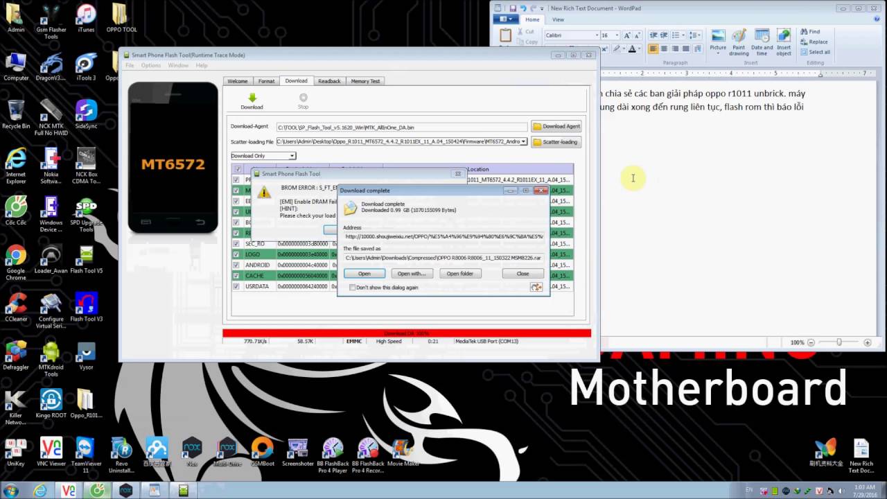 Rom OPPO R1011 UnBrick