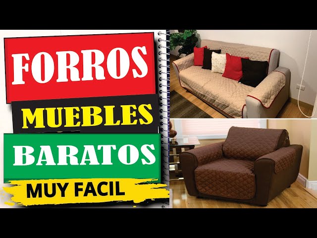 VENTA de FORROS PARA MUEBLES SALA | FORRO para MUEBLES de COMEDOR (OFERTA 7 DÍAS 3/2/1!) - YouTube