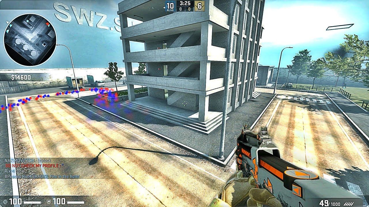 CS:GO - Zombie Survival Mod gameplay on Lila Hacker Meow map - Infection Club