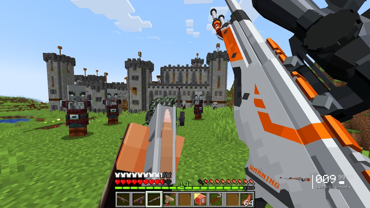 I DESTROYED the Pillager Bastle with ROCKET LAUNCHERS and RESCUED All the Villagers!💥🔥