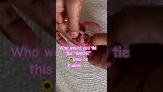 Very cute and easy beginner tutorial of Rakhi #crochet #crochet #diy #beautifulroses #Rakhi