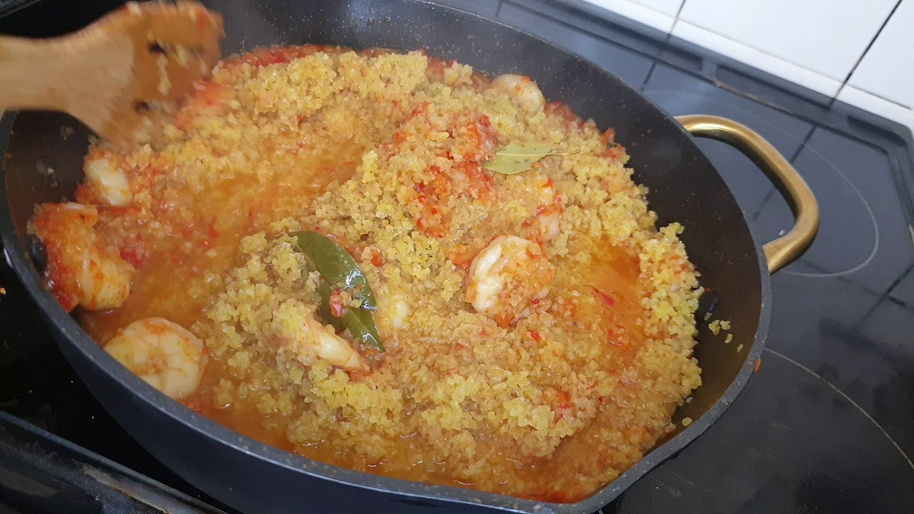 How to make yummy bulgur wheat with cauliflower - YouTube
