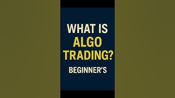what is Algo trading or Algorithm Trading....