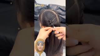 فكره تسريحه سهله وبسيطه للمدرسة والخروجات328❤️ #trending #اكسبلور #shortvideo #hairstyle #ترند #hair