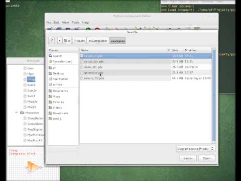 pyCompEditor - Python Component Editor, ver.0.6
