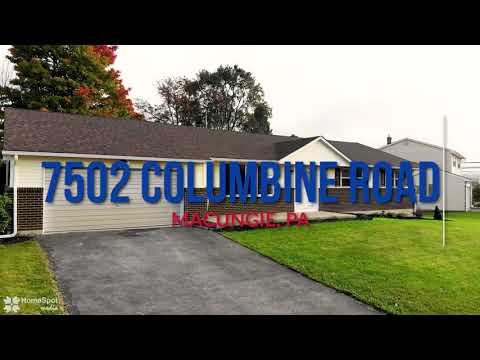 7502 Columbine Rd, Macungie, PA home video tour