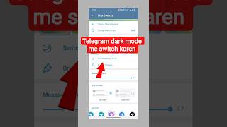Telegram Me Dark Mode Kaise On Kare | Latest Update 2026 #latestupdate #telegram