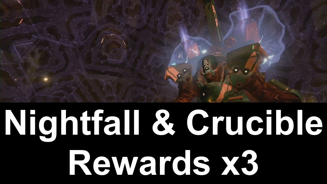 Destiny - Last Year 2 Nightfall & Shaxx Crucible Bounty Loot Rewards x3