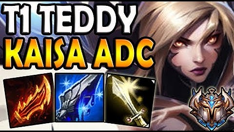 T1 Teddy KAISA vs EZREAL [ ADC ] Lol Ranked Korea