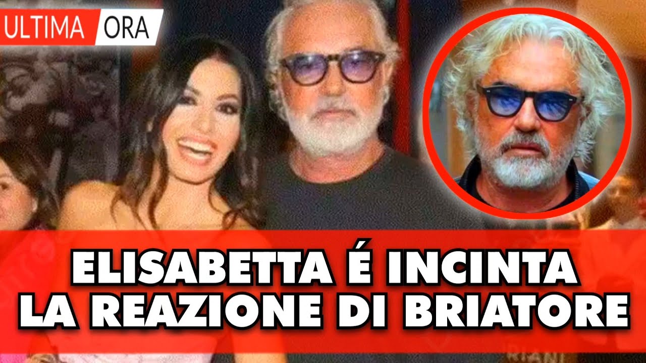 ELISABETTA GREGORACI É INCINTA: la reazione di Flavio Briatore... - YouTube