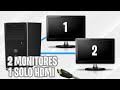 COMO CONECTAR 2 MONITORES A UNA COMPUTADORA CON UN SOLO PUERTO HDMI