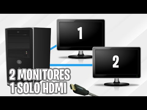 Vídeo: Com Connectar Dos Televisors A Una Placa