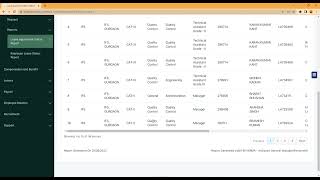 Leave application status report screenshot 5