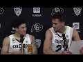 Colorado Men's Basketball Postgame Press Conference